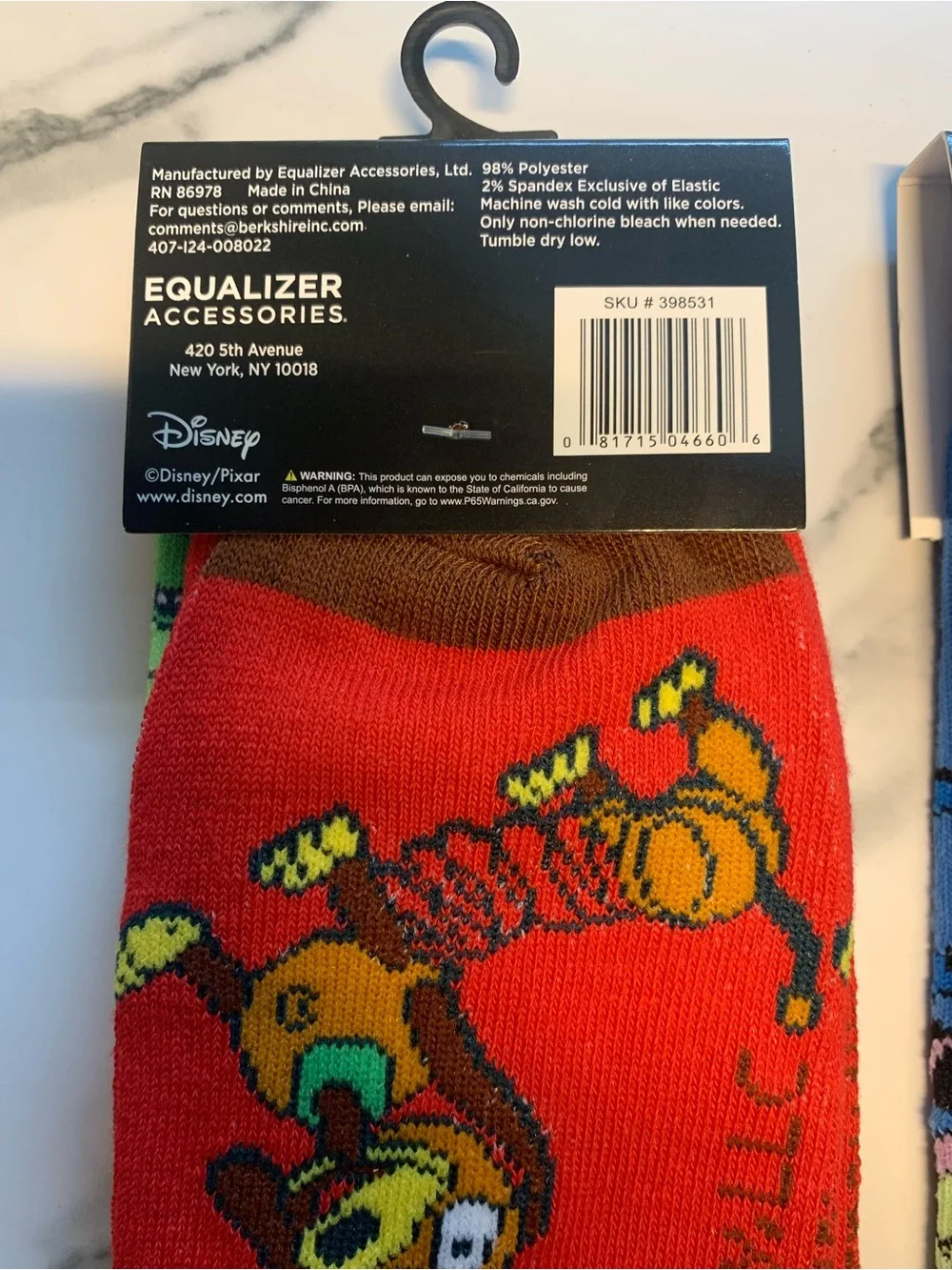 Toy Story Crew Socks - Red Dino Slinky Dog & Blue Alien Designs (Size 9-13)